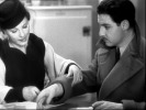 The 39 Steps (1935)Lucie Mannheim, Robert Donat and food